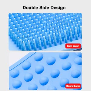 **Silicone Body Scrubber Belt - Long Back Scrubber & Massager for Shower, Bath & Foot Cleaning - Exfoliating Skin Brush for Men & Women - Perfect for Deep Cleansing, Relaxation & Spa Days at Home**