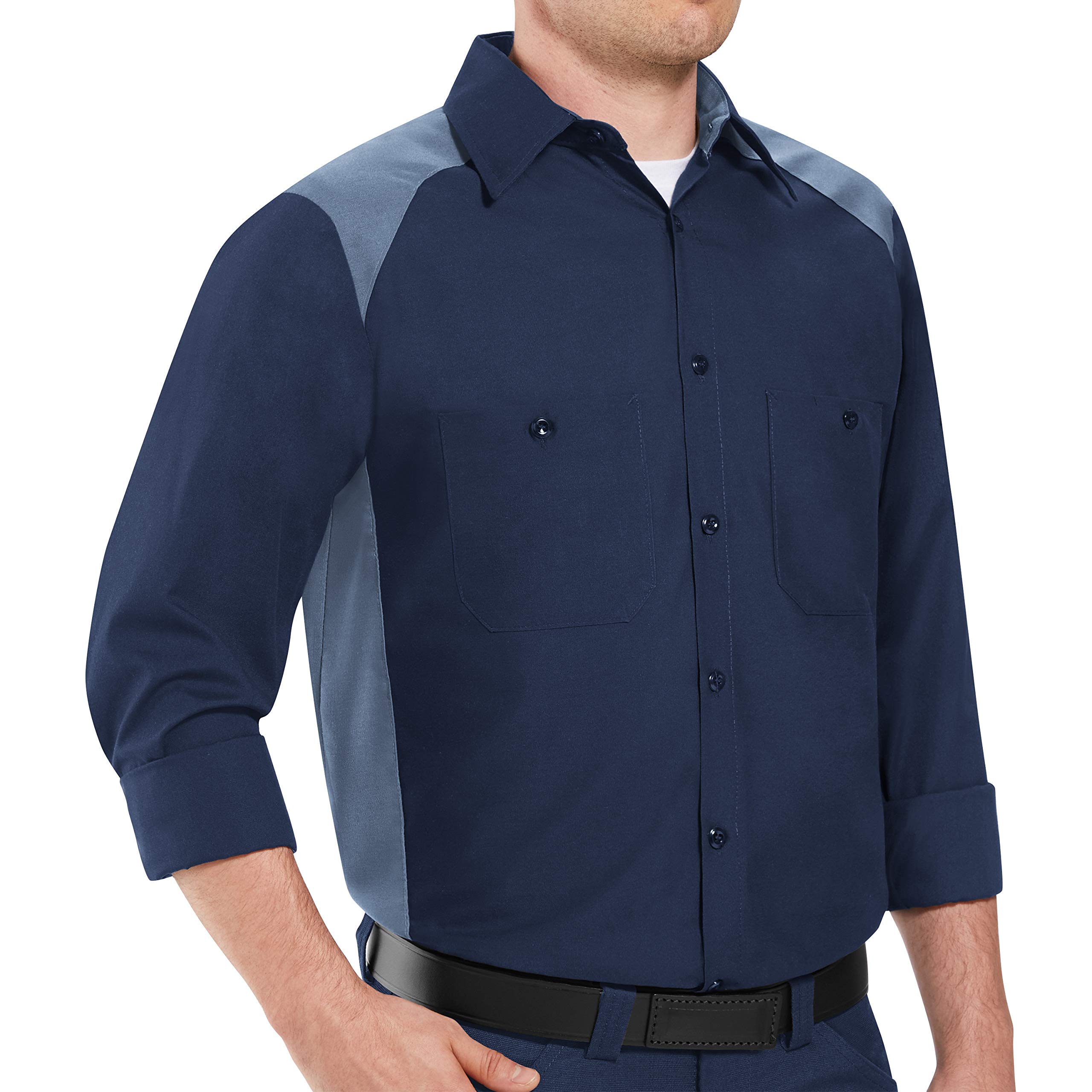 Red Kap Men's RK Motorsports Shirt - Durable Workwear for Mechanics & Auto Enthusiasts - Perfect for Garage, Racing & Automotive Jobs
