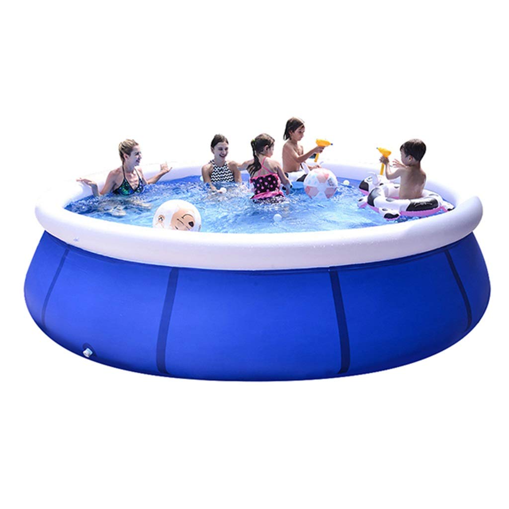 Extra Large Inflatable Bathtub for Adults & Kids - Thickened Foldable Swimming Pool Spa Tub (Blue, 240x76cm) - Perfect for Backyard, Beach, Camping & Indoor Bathing