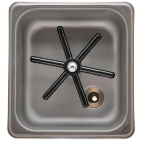Krome Dispense Pitcher Rinser - Flush Mount Stainless Steel Bar Sink Accessory for Commercial & Home Use - Perfect for Restaurants, Bars, and Kitchens