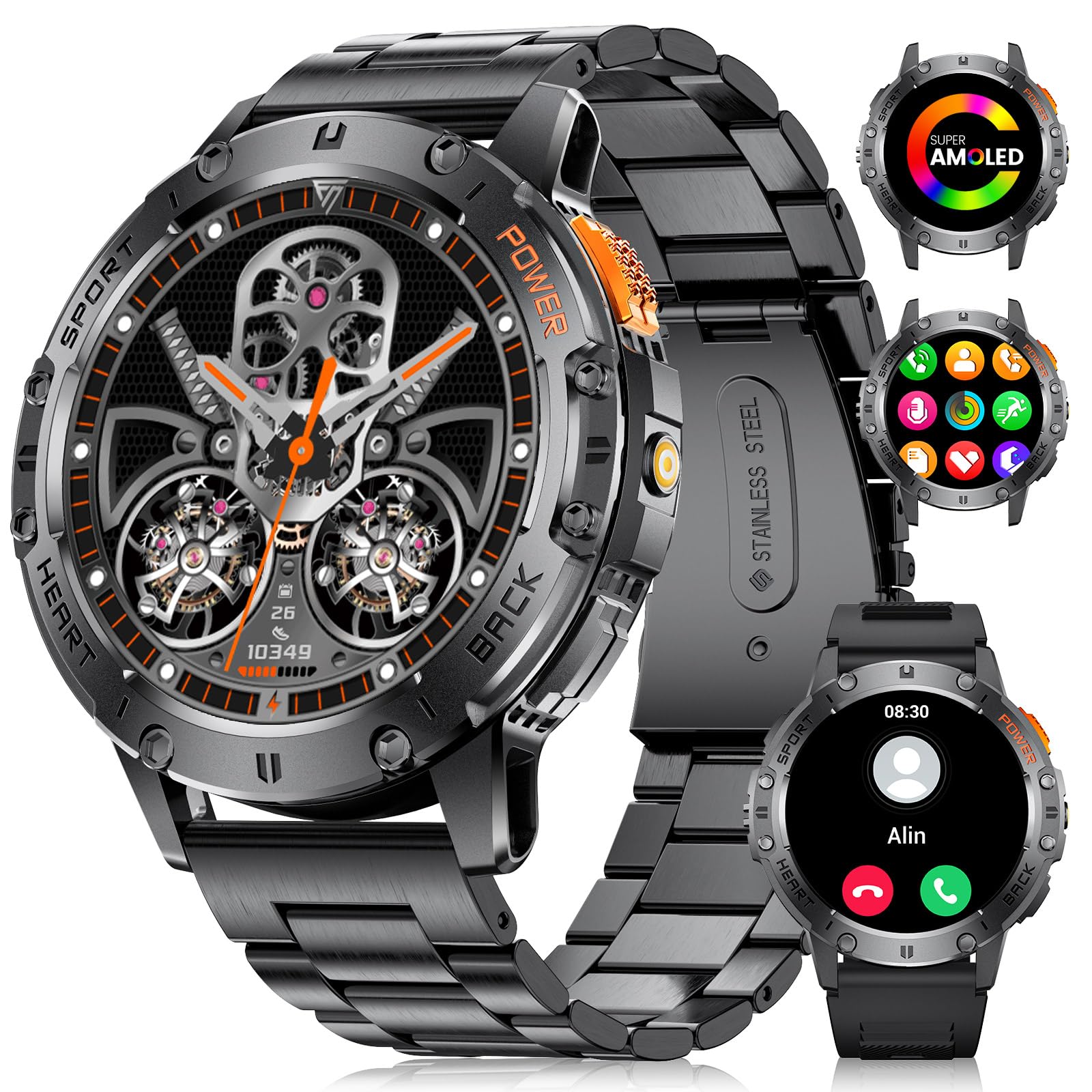 DREMAC Military Smart Watch for Men - 1.43