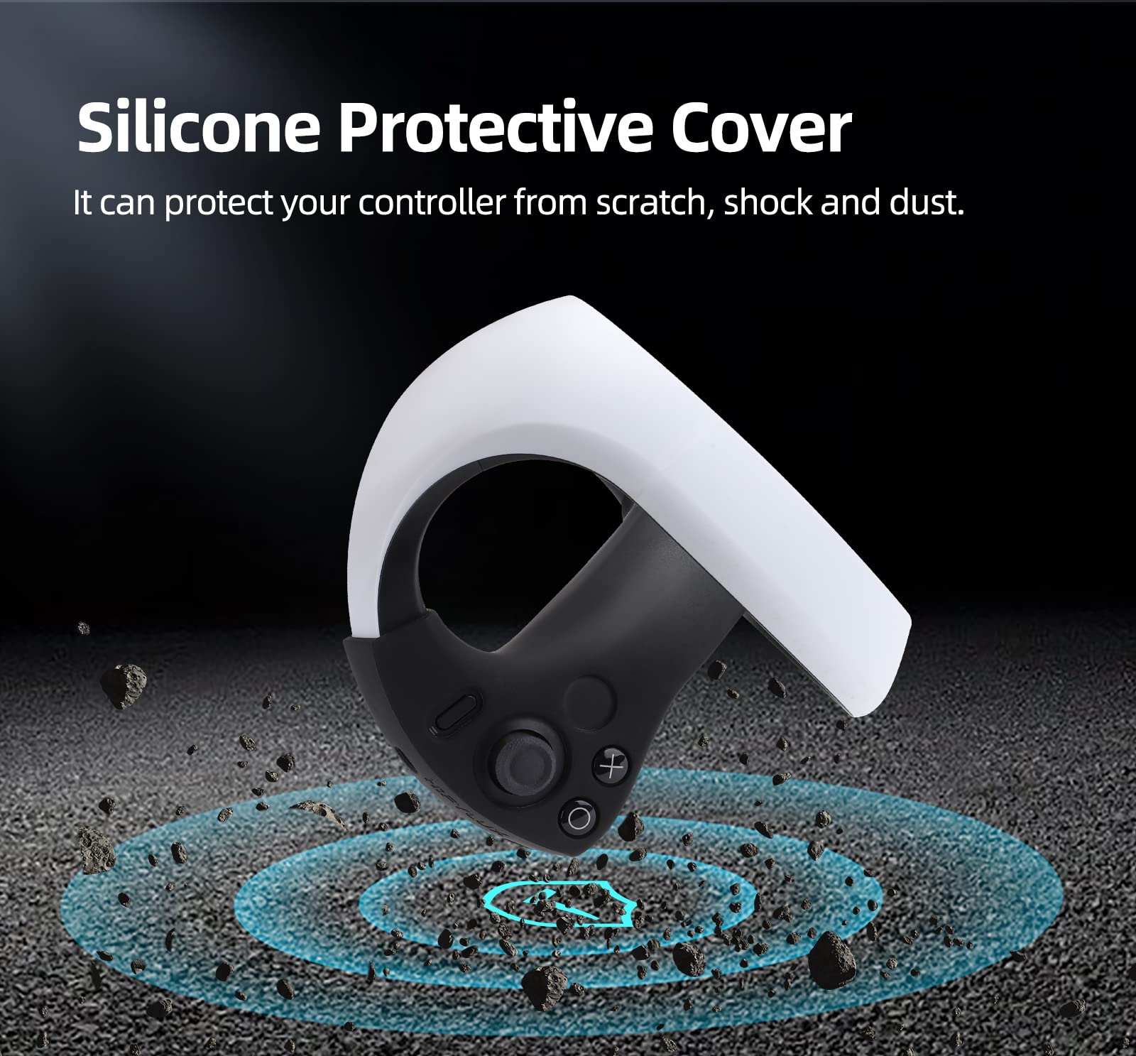 2023 PS VR2 Protective Headset Cover - Soft Silicone Grip Pad Replacement for Enhanced Comfort & Protection | Perfect for VR Gaming, Movie Watching & Long Play Sessions