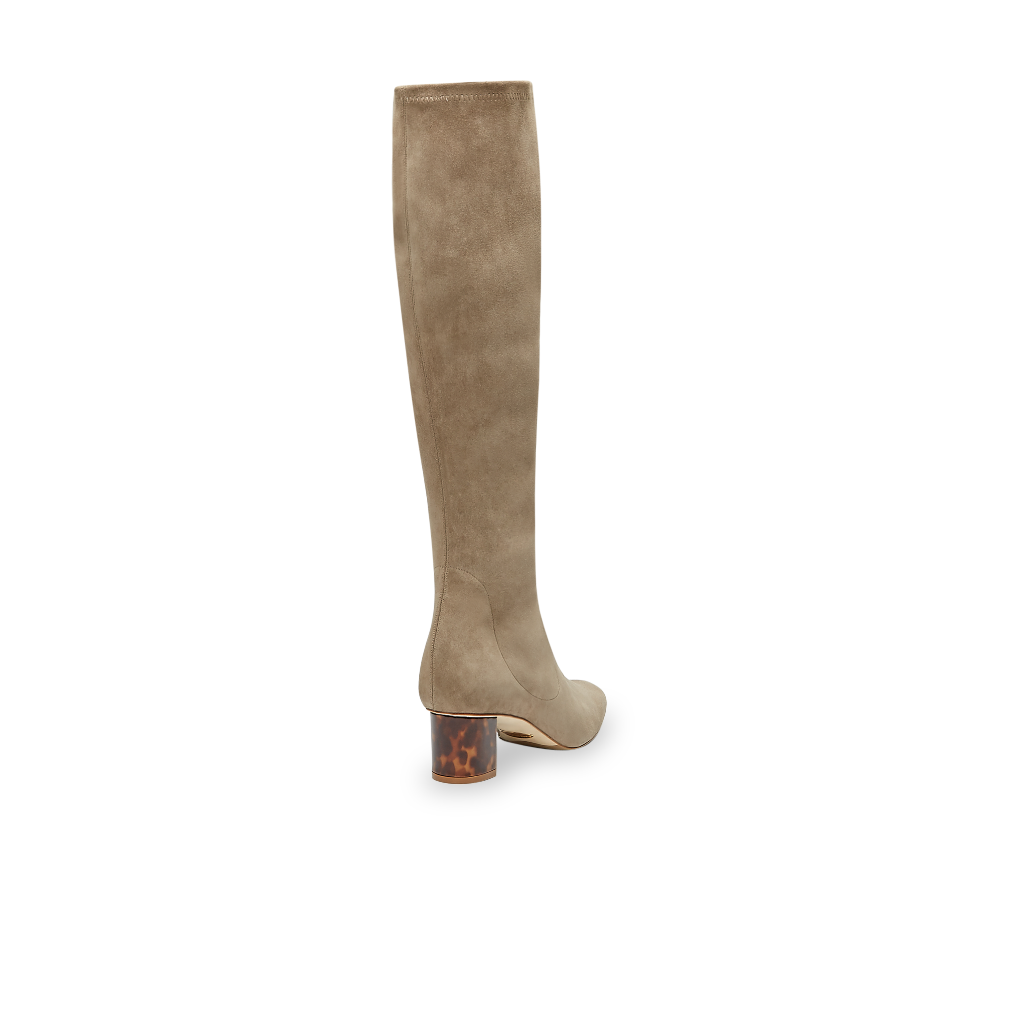 Alexandra Taupe Stretch Suede Boots for Women - Comfortable & Stylish Ankle Boots for Fall & Winter Fashion