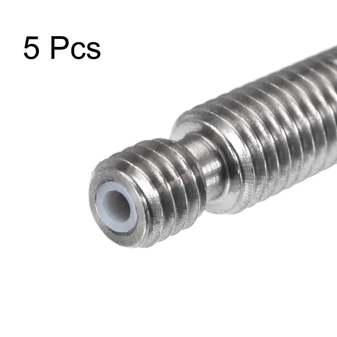 uxcell M6x22.5mm Extruder Throat Tube for 1.75mm 3D Printer Filament with PTFE Liner - 5 Pack - Perfect for Ender 3, CR-10, and DIY 3D Printing Projects