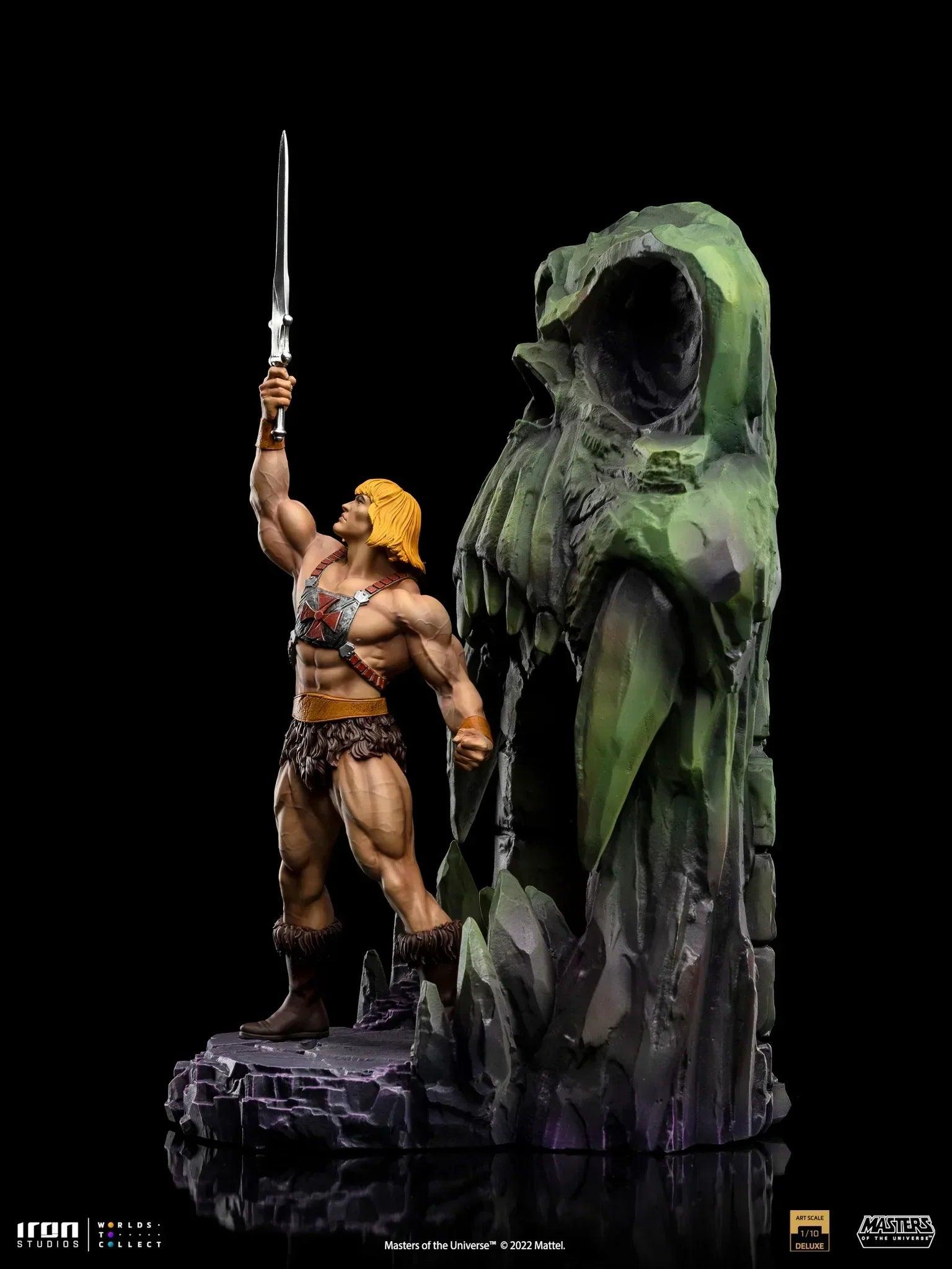 Iron Studios Masters of the Universe He-Man Deluxe BDS Art Scale 1/10 Statue - Collectible Action Figure for Display & Home Decor, Perfect for Fans & Gift Giving
