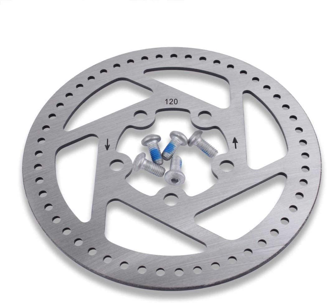 GYL Scooter Brake Disc - Compatible with Xiaomi M365 Pro Electric Scooter - Stainless Steel Brake Rotors & Pads (120mm) - Perfect for Commuting, City Riding & Daily Use