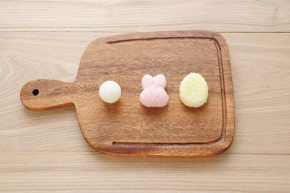 Japanese Rabbit & Chick Rice Ball Mold Kit for Kids - Cute Animal Onigiri Molds with Seaweed Nori Cutter - DIY Bento Decoration Supplies & Kitchen Tools for Fun Lunchbox Ideas