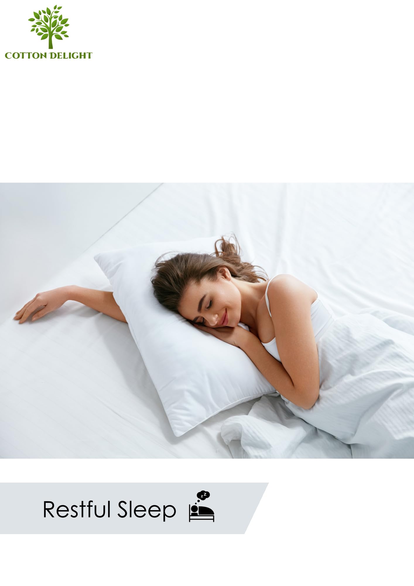 Premium 100% Natural Cotton Queen Pillowcases Set of 2 - 600 Thread Count, 20 x 30 Inch, Soft White Pillow Covers for Bedroom, Hotel & Home Decor - Breathable & Hypoallergenic Bedding Accessories