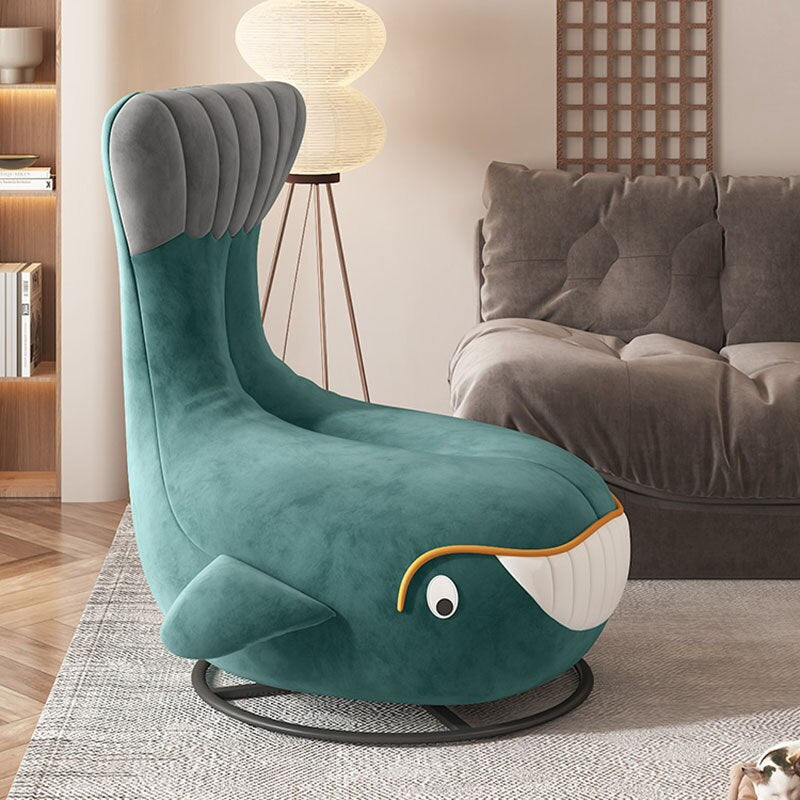 Whale Shaped Kids Sofa - Soft & Playful Children's Furniture for Playroom, Nursery or Bedroom | Cozy Seating for Reading Nook, Playtime & Relaxation