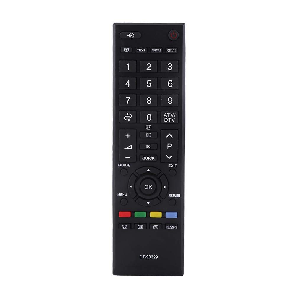 Universal CT-90329 Replacement Remote Control for Toshiba LCD Smart TV - Compatible with Multiple Models | Perfect for Home Entertainment & Easy TV Operation