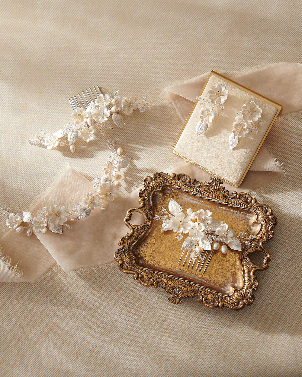 Elise Mini Hair Vine - Elegant Floral Hair Accessory for Weddings, Prom & Special Occasions | Perfect for Bridesmaids & Boho Hairstyles