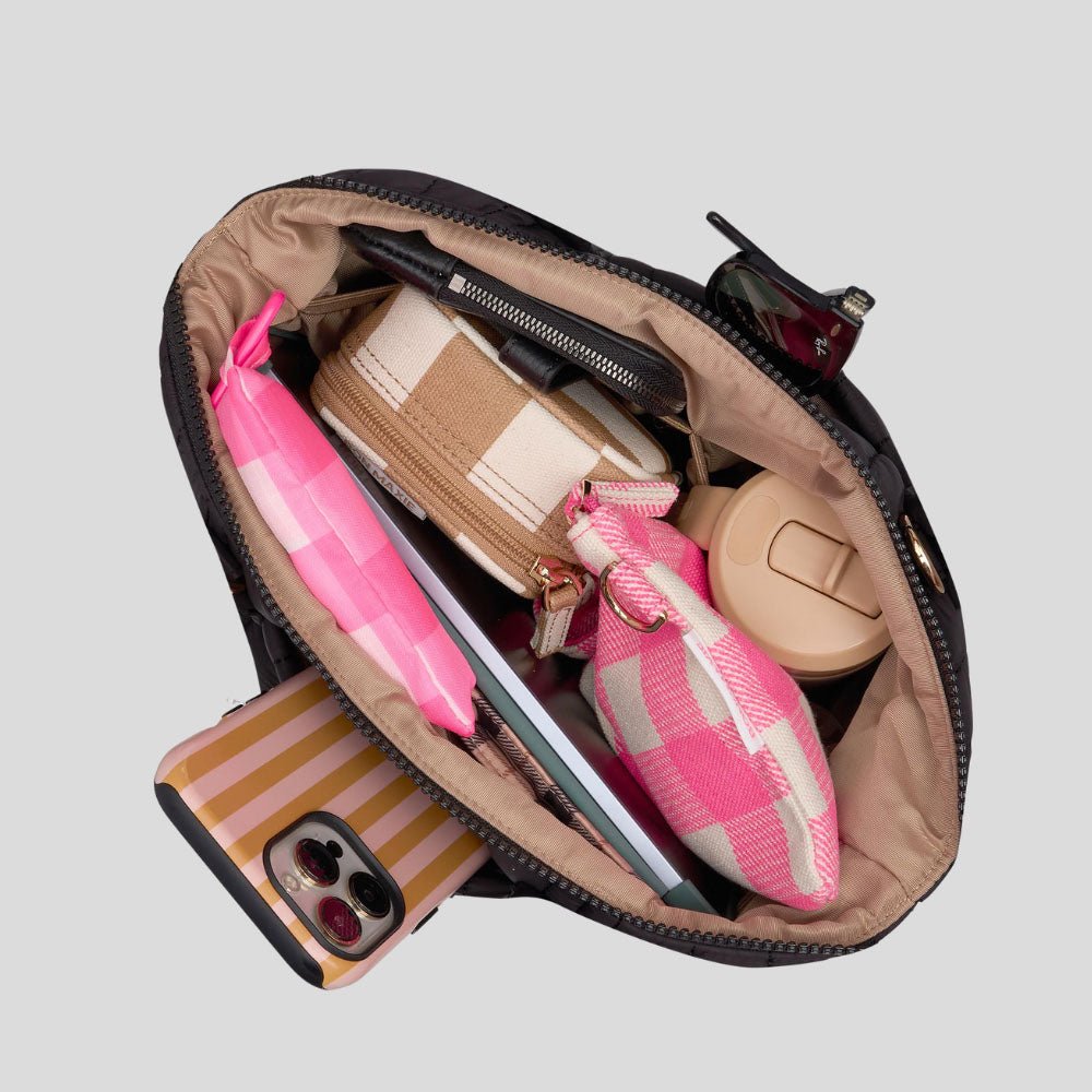 Puffy Pillow Crossbody Bag - Soft & Stylish Latte Shoulder Bag for Women | Perfect for Travel, Shopping & Everyday Use
