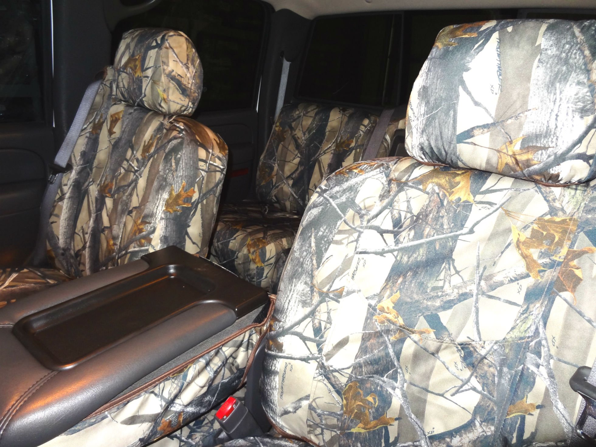 Durafit Custom Seat Covers for 2003-2006 Chevy Silverado LT Double Cab - Full Set (Front 40/20/40 Split & Rear 60/40 Bench) - XD3 Camo Endura Fabric - Perfect for Off-Roading, Hunting & Truck Protection