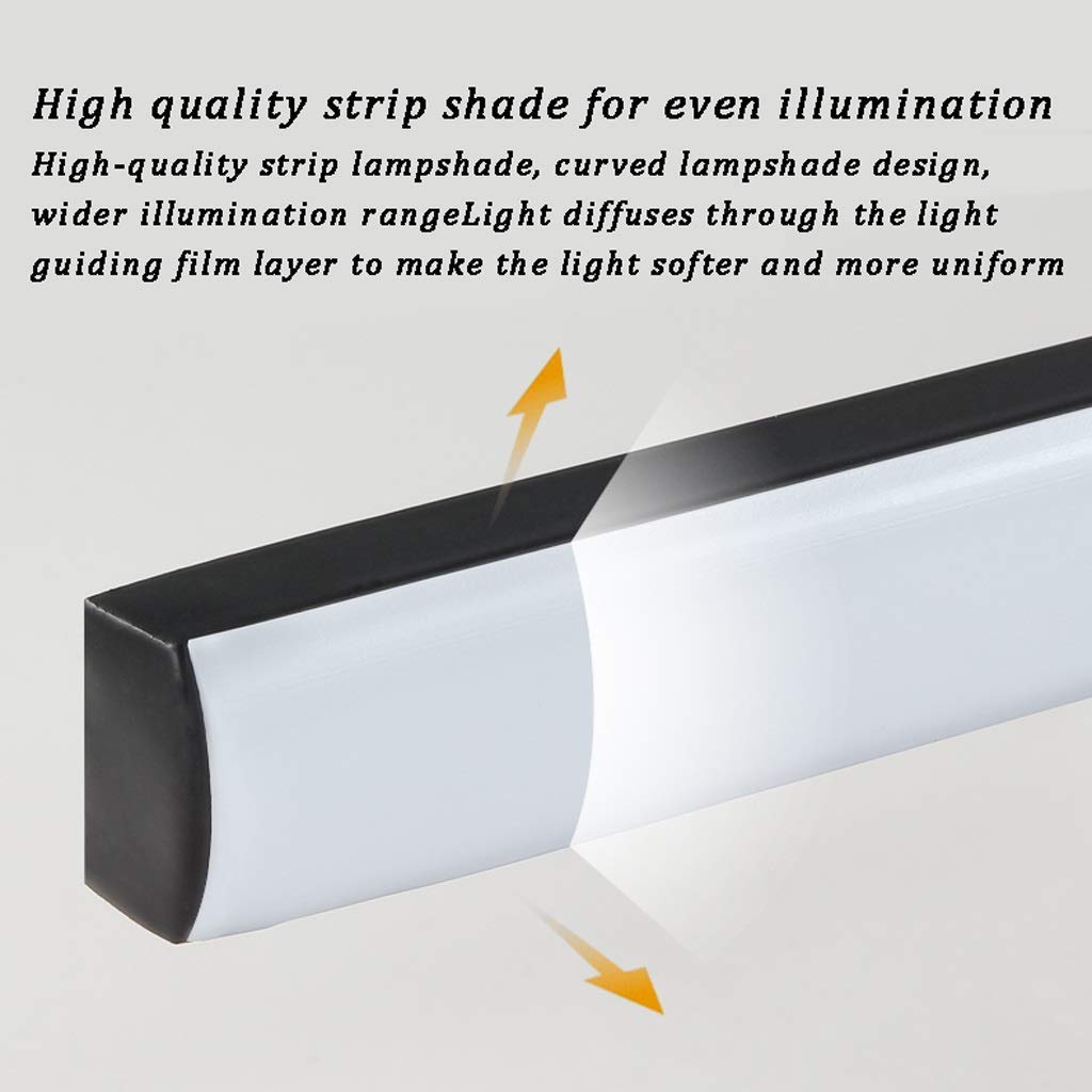 Modern LED Bathroom Mirror with Lights - 40cm White Vanity Mirror for Makeup & Shaving, Dimmable Backlit Cabinet Light - Perfect for Bathroom, Dressing Room & Salon (White Light)