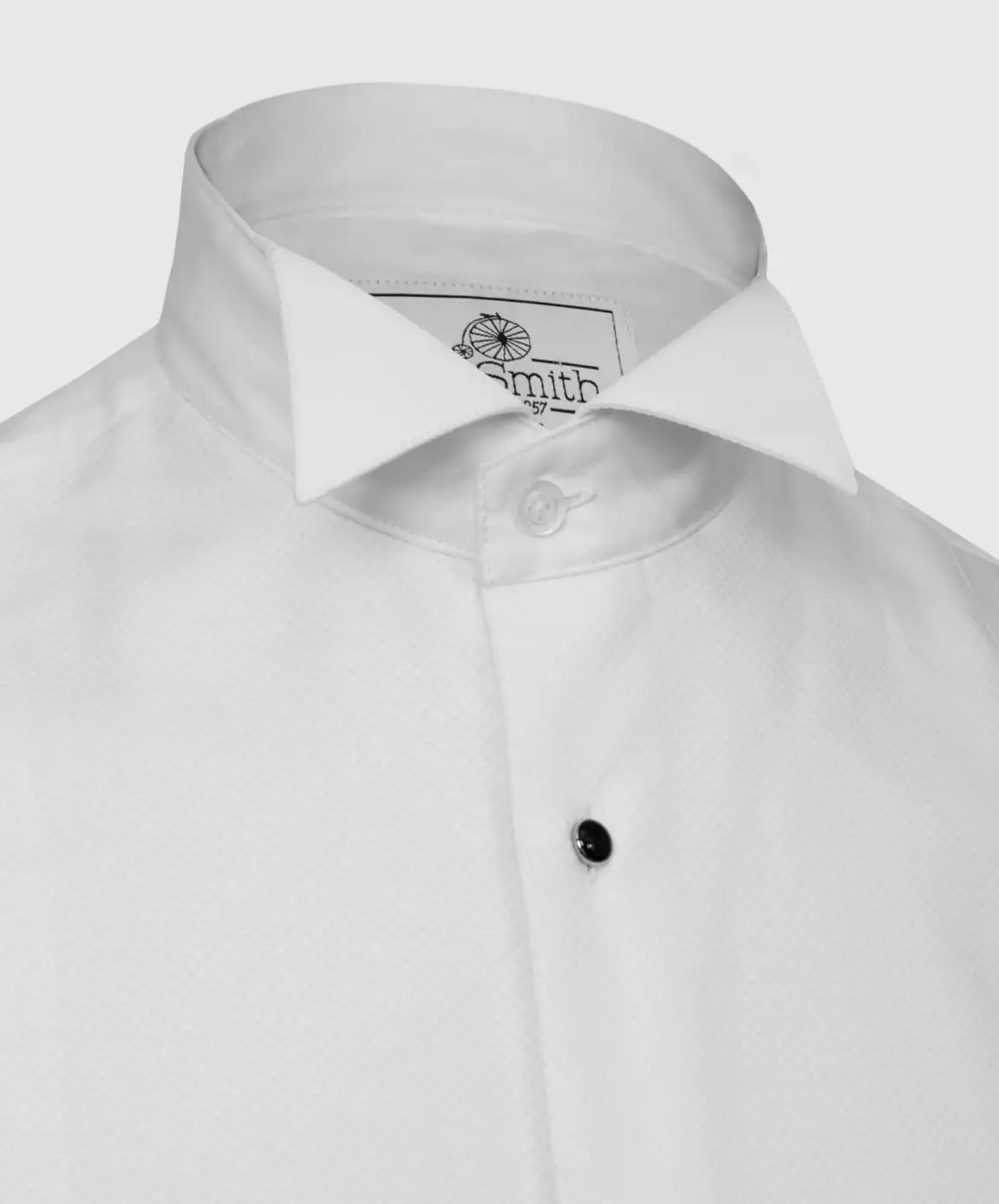L.A. Smith Marcella Wing Collar Modern Fit Dress Shirt for Men - Premium Formal Wear for Weddings, Business Meetings & Special Occasions