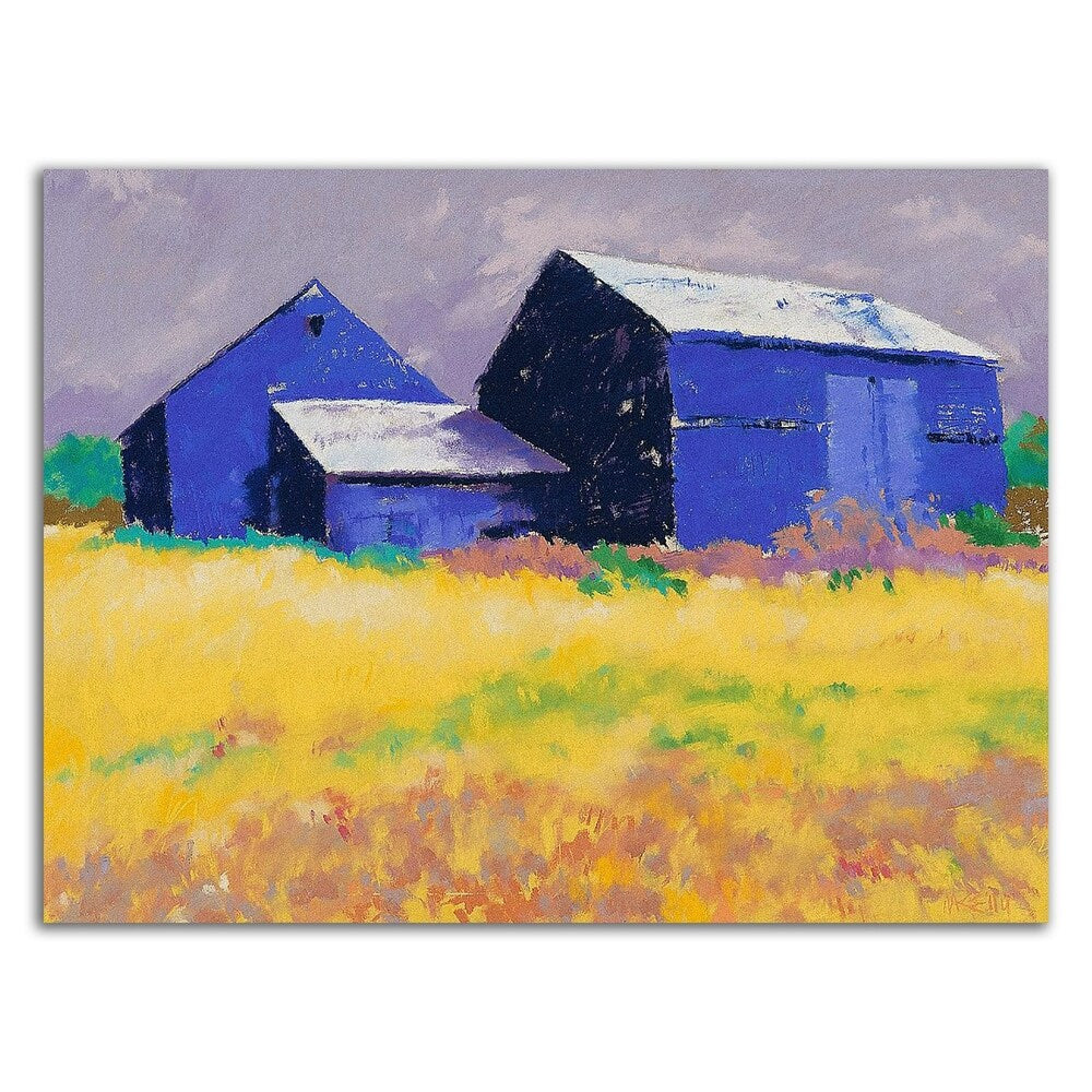 Fine Day by Mike Kelly - Premium Canvas Wall Art Print - Ready to Hang - Perfect for Living Room, Bedroom & Office Decor