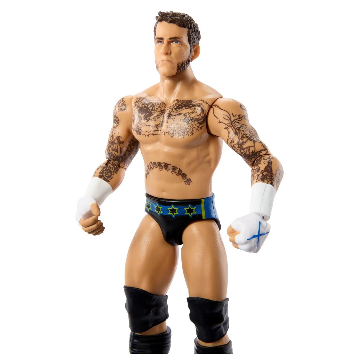 CM Punk WWE Main Event Series 150 Action Figure - Collectible Wrestling Toy for Fans & Kids - Perfect for Play, Display & Gifts