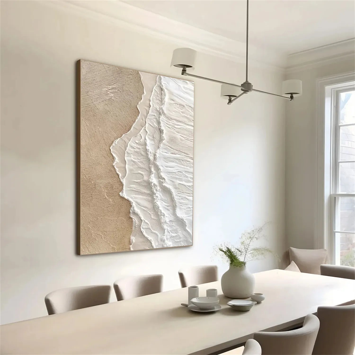 Ocean and Sky Painting #OS 208 - Handmade Canvas Wall Art for Home & Office Decor - Perfect for Living Room, Bedroom, or Office
