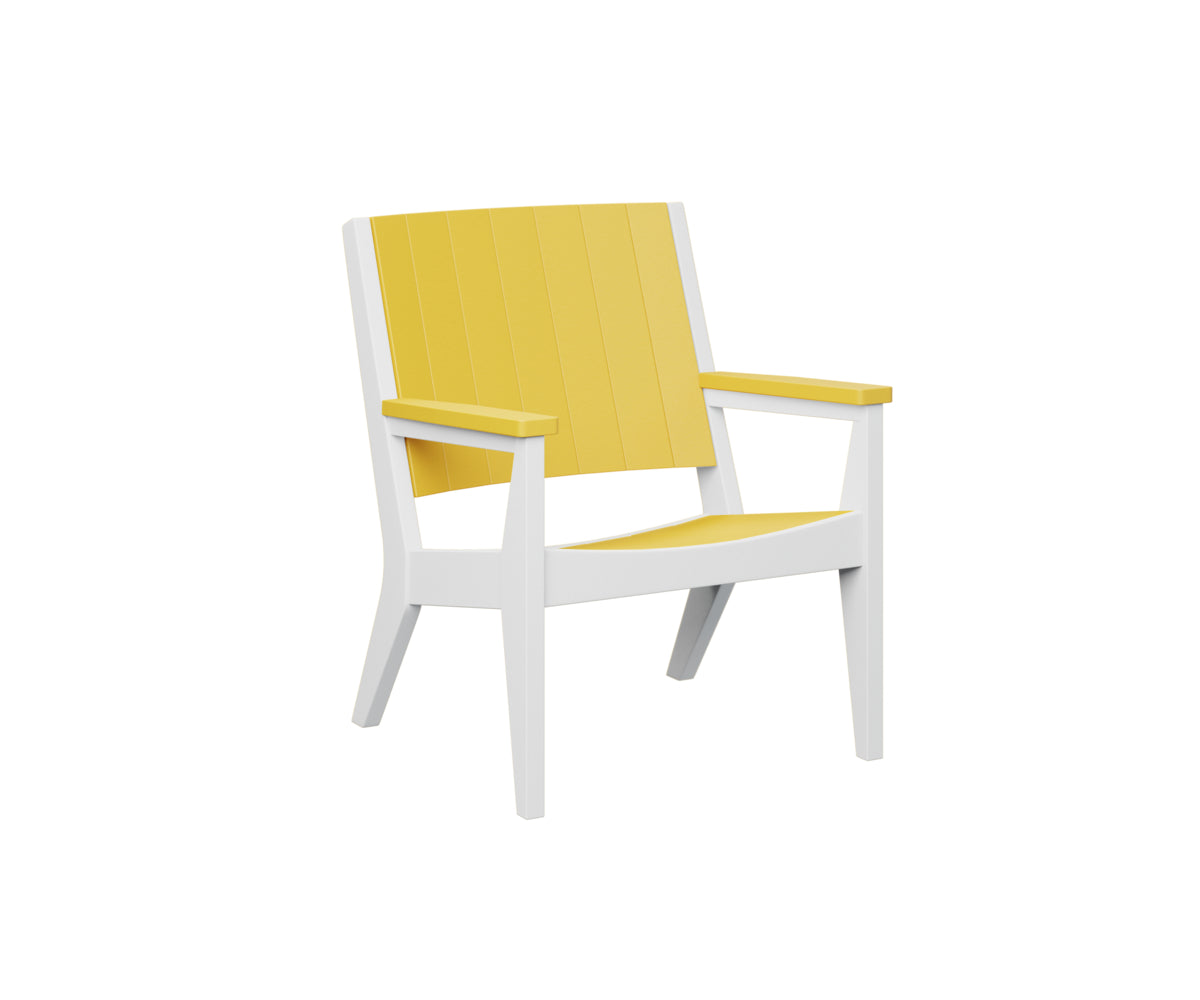 Berlin Gardens Mayhew Chat Chair - Outdoor Patio Conversation Chair with Cushion, Weather-Resistant Steel Frame - Perfect for Garden, Deck, and Poolside Relaxation