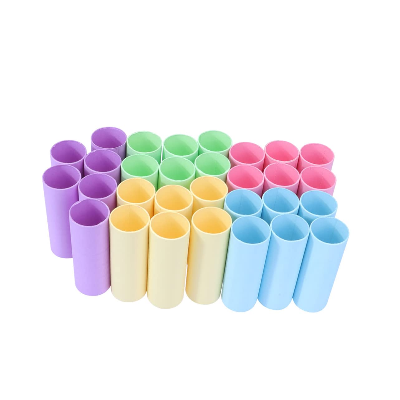 20pcs Natural Kraft Paper Tubes for DIY Crafts, Kids Toys & Creative Projects - Eco-Friendly Mini Art Tubes, Toilet Paper Supplies & Birthday Gift Wrapping | Perfect for School Projects, Party Decorations & Handmade Gifts