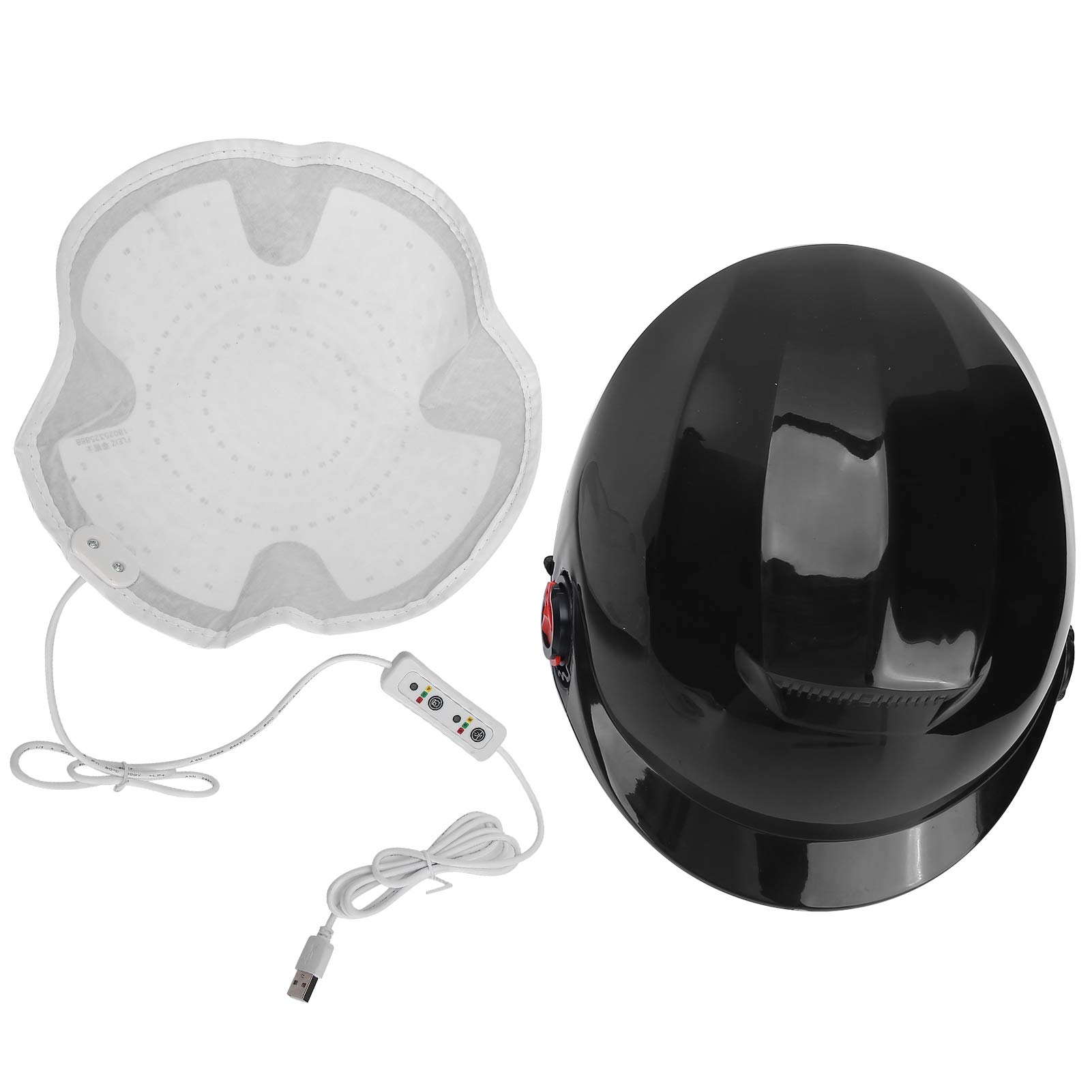 186pcs LED Light Therapy Hair Growth Helmet - Anti Hair Loss & Scalp Care Device for Men & Women - Stimulates Hair Regrowth & Controls Oil - Perfect for Home Use & Salon Treatments