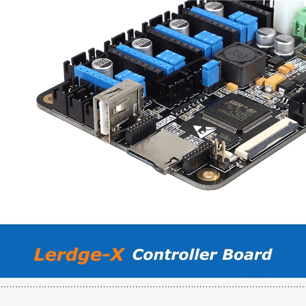 Lerdge-X 32bit ARM Controller Board with A4988/DRV8825/TMC2100/LV8729/TMC2208 Drivers - Compatible with RepRap 3D Printers - 4pc Converter Kit - Perfect for DIY 3D Printer Upgrades & Repairs