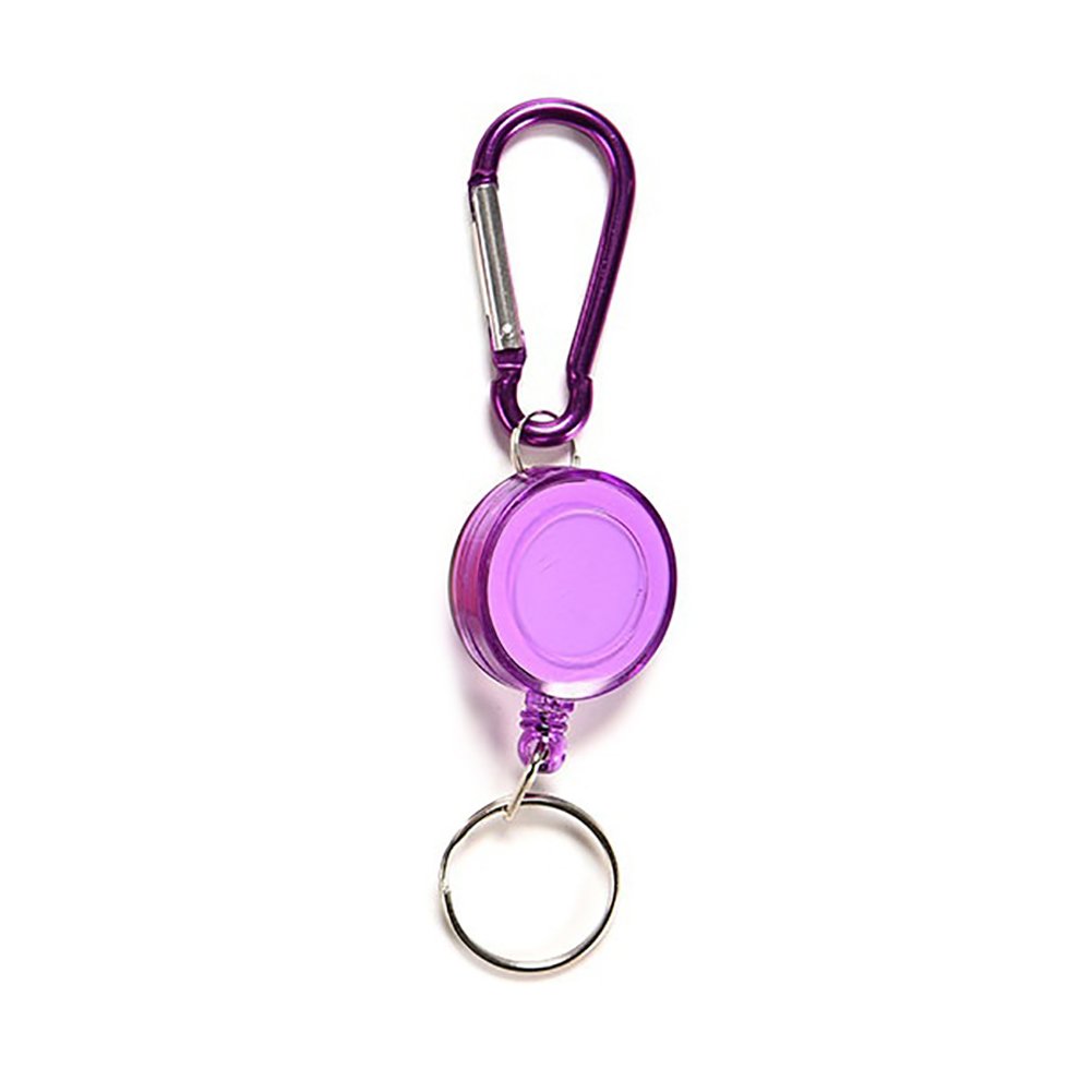 Retractable Ski Pass & ID Card Badge Reel Holder with Carabiner Clip - Perfect for Work, Events & Outdoor Activities - Great Gift for Mother's Day, Father's Day, Wedding, Anniversary, Party, Graduation, Christmas & Birthday