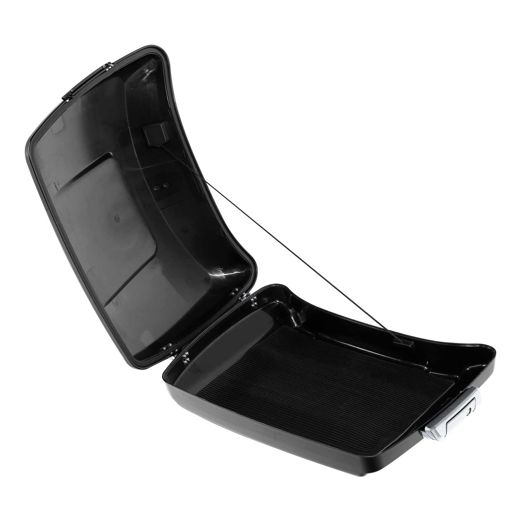 XMTMOTO 5.5 Inch Razor Tour Pack Trunk for Harley Davidson Touring Electra Glide Road King Street Glide Road Glide 2014-2021 - Black Earth & Vivid Black Motorcycle Luggage - Perfect for Long Rides, Road Trips and Storage Solutions