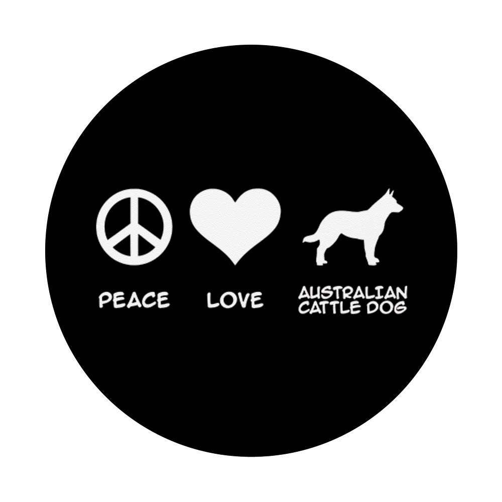 Australian Cattle Dog PopSockets PopGrip - Swappable Phone & Tablet Grip for Dog Lovers | Perfect for Everyday Use, Travel & Work