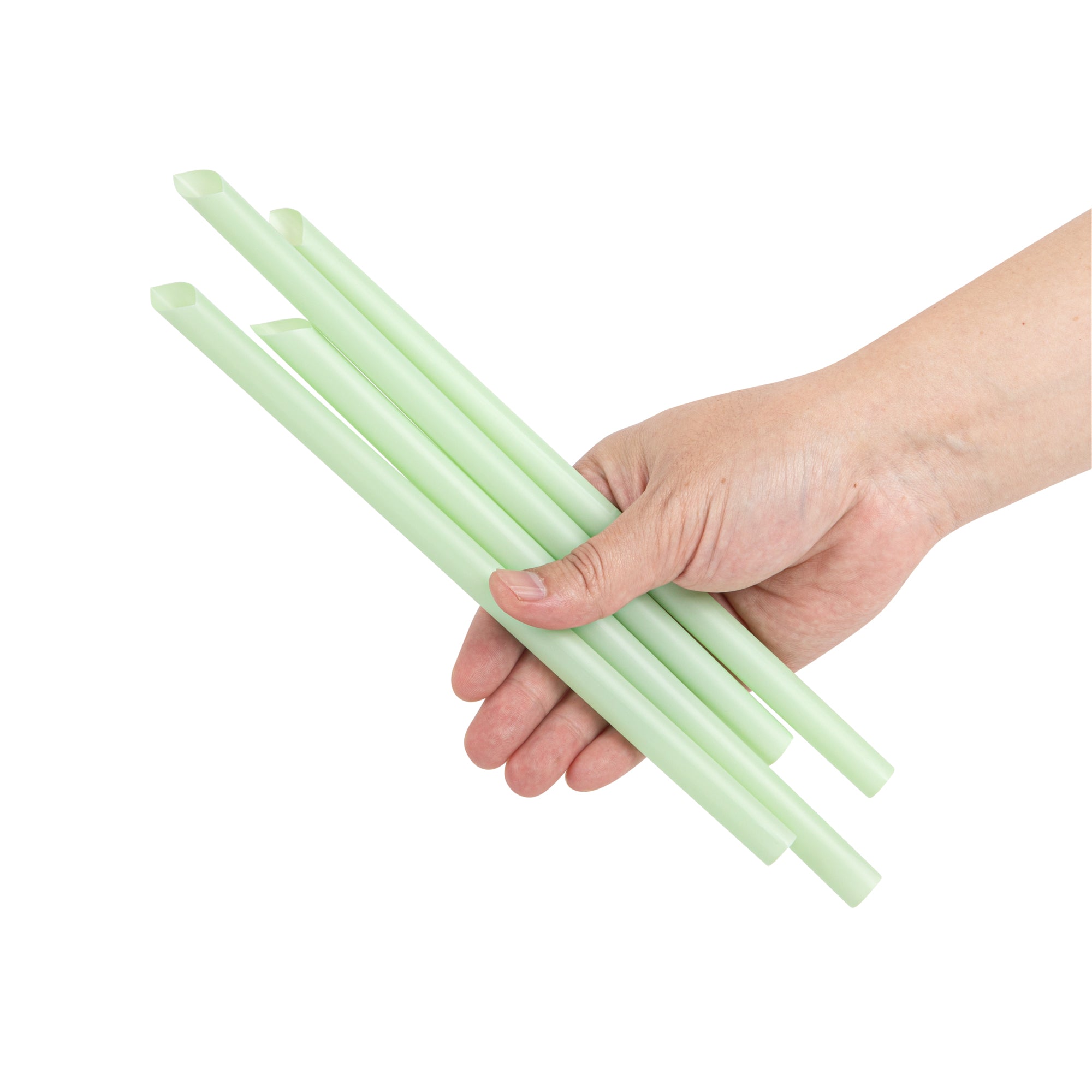 Eco-Friendly Extra Wide Boba Straws - 1000 Count Box | Compostable PLA Plastic, Pointed Tip | Perfect for Bubble Tea, Smoothies & Cold Drinks