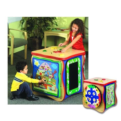 Healthy Island Play Cube - Interactive Baby Activity Toy for Sensory Development & Learning - Perfect for Playtime, Daycare & Early Childhood Education