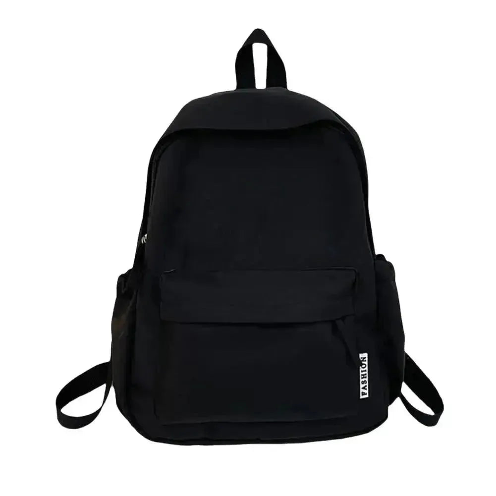 Stylish Solid Color Women's Backpack - Lightweight Durable Travel & School Bag for Everyday Use