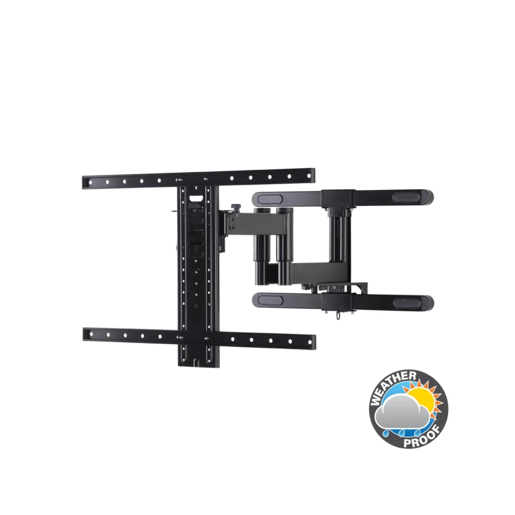 Sanus VODLF125 Full Motion Outdoor TV Mount for 40-85 Inch TVs - Weatherproof Tilting Swivel Bracket for Patio, Deck & Backyard Entertainment