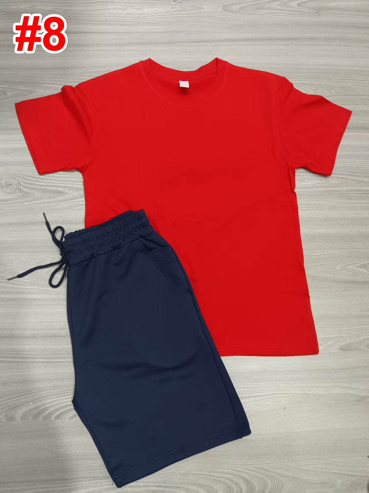 Men's Casual Short Sleeve T-Shirt & Athletic Shorts Set - Comfortable Summer Outfit for Gym, Running, and Everyday Wear