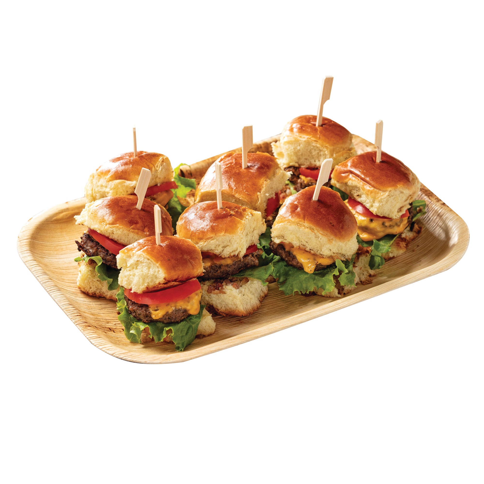 Tree Choice 9x13 Inch Eco-Friendly Palm Leaf Disposable Serving Trays | 100% Natural Biodegradable Rectangular Platters for Catering, Weddings, Parties & Events | Perfect for Buffets, BBQs, Picnics & Outdoor Dining (Pack of 100)