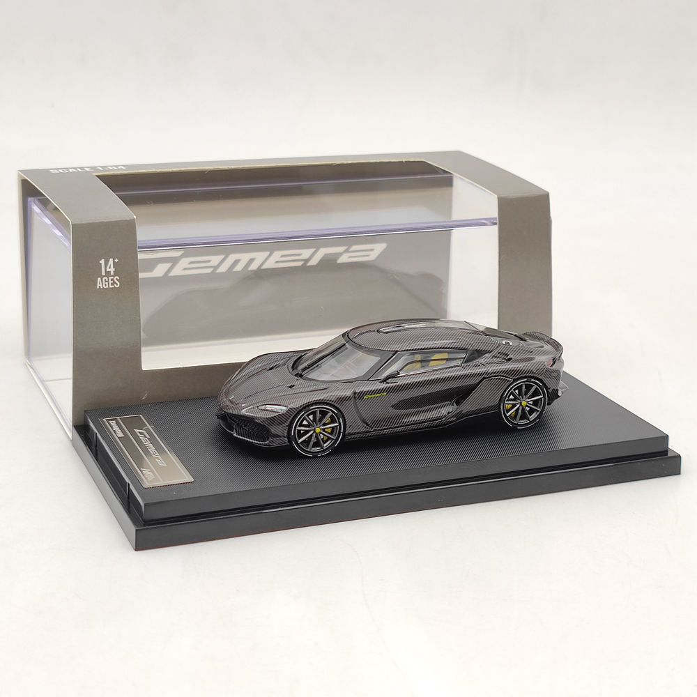 1:64 Koenigsegg Gemera Hybrid Supercar Diecast Model - Carbon Fiber Double Door, High-End Simulation Collectible Toy - Perfect for Car Enthusiasts & Gift Giving