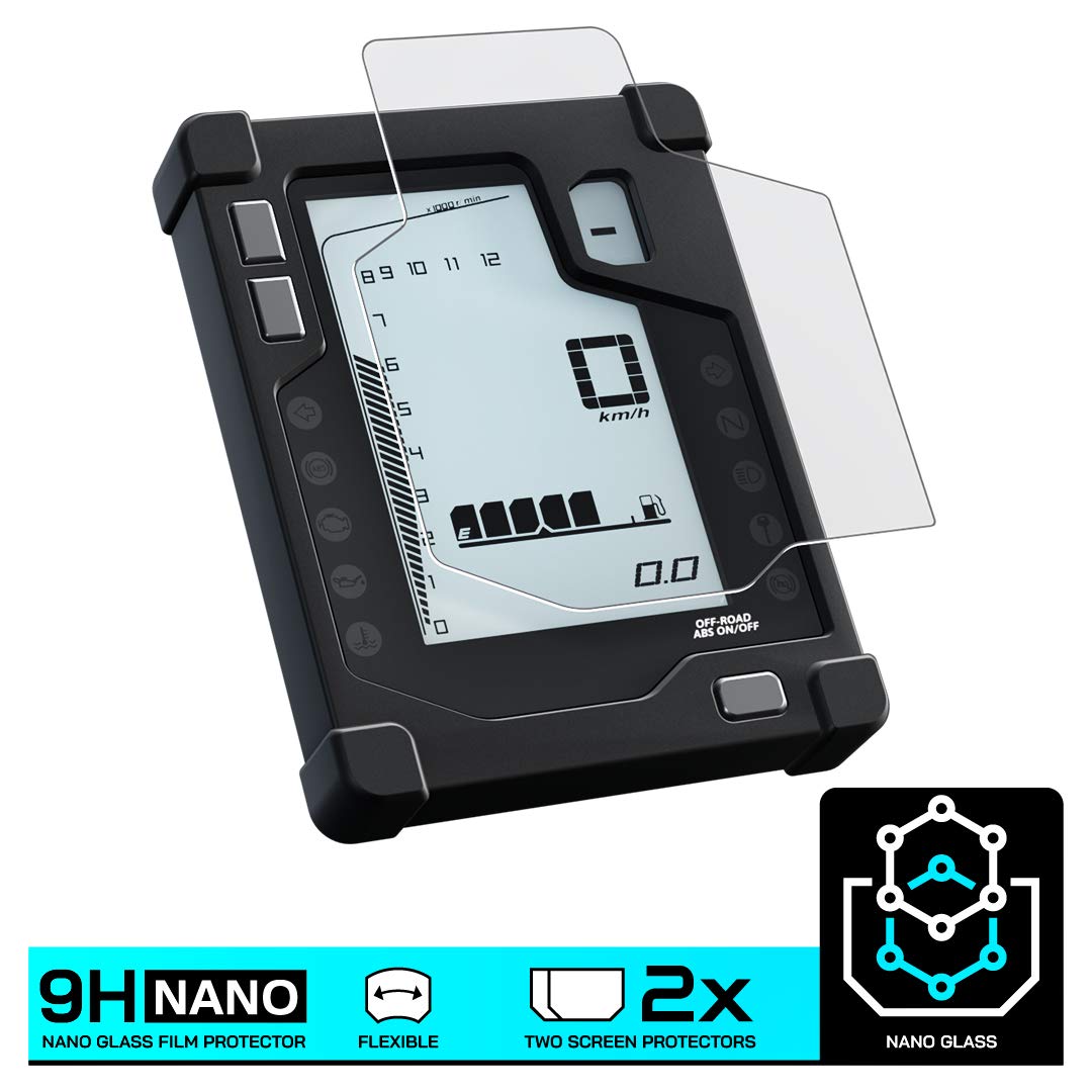 Speedo Nano Glass Screen Protector for Yamaha Tenere 700 (2019+) - 2 Pack for Motorcycle Protection