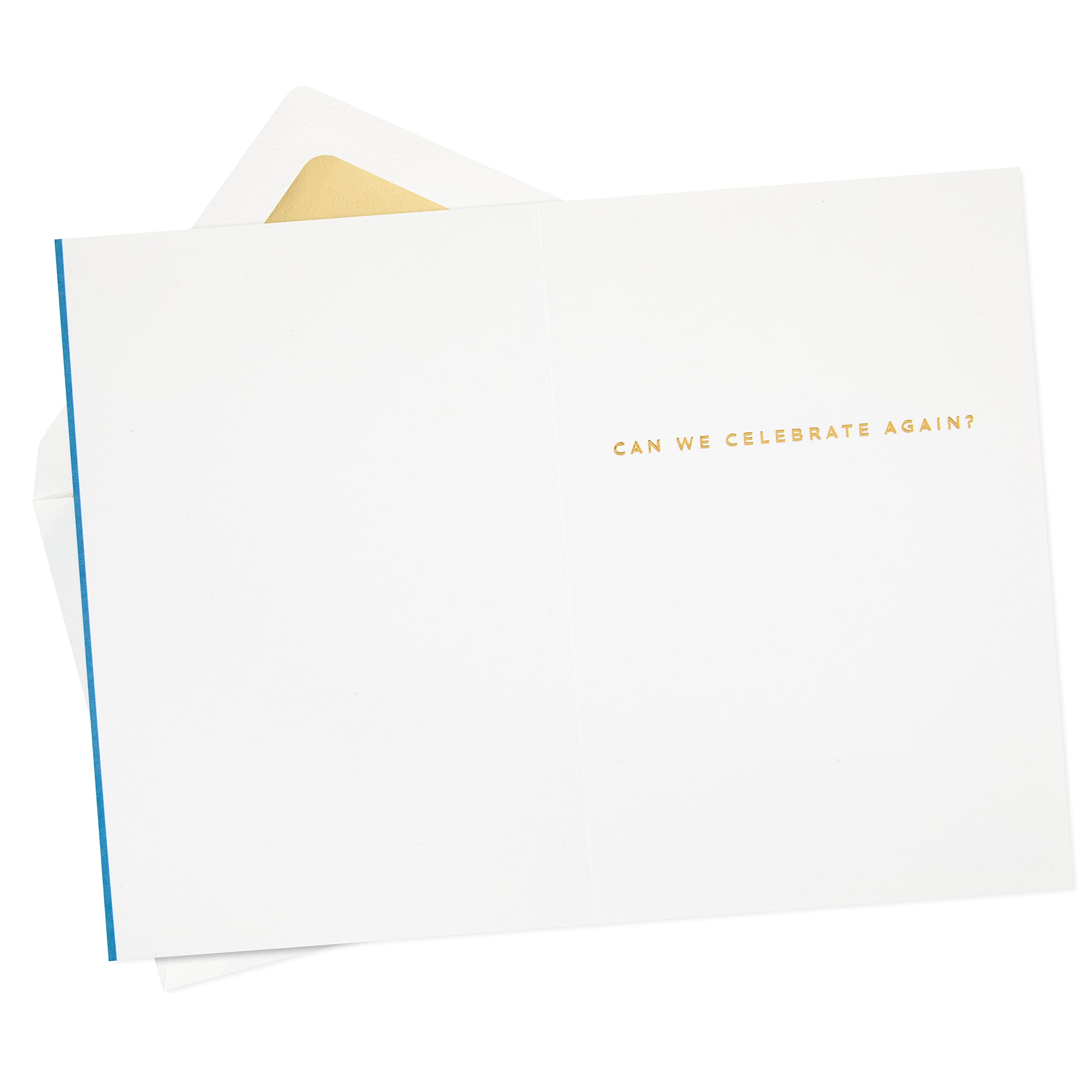 Hallmark Signature Belated Birthday Card (Missed It) - Funny Late Birthday Greeting Card for Friends & Family - Perfect for Apologies & Celebrations