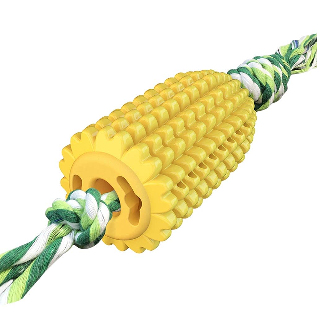 YXHS Dog Chew Toys for Teeth Cleaning - Interactive Molar Stick Chew Toy for Dogs, Corn Flavor Dental Chew Stick - Great for Puppy Teething & Dental Health | Indoor & Outdoor Play