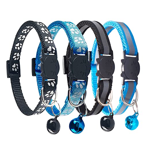 2 Black + 2 Sky Blue