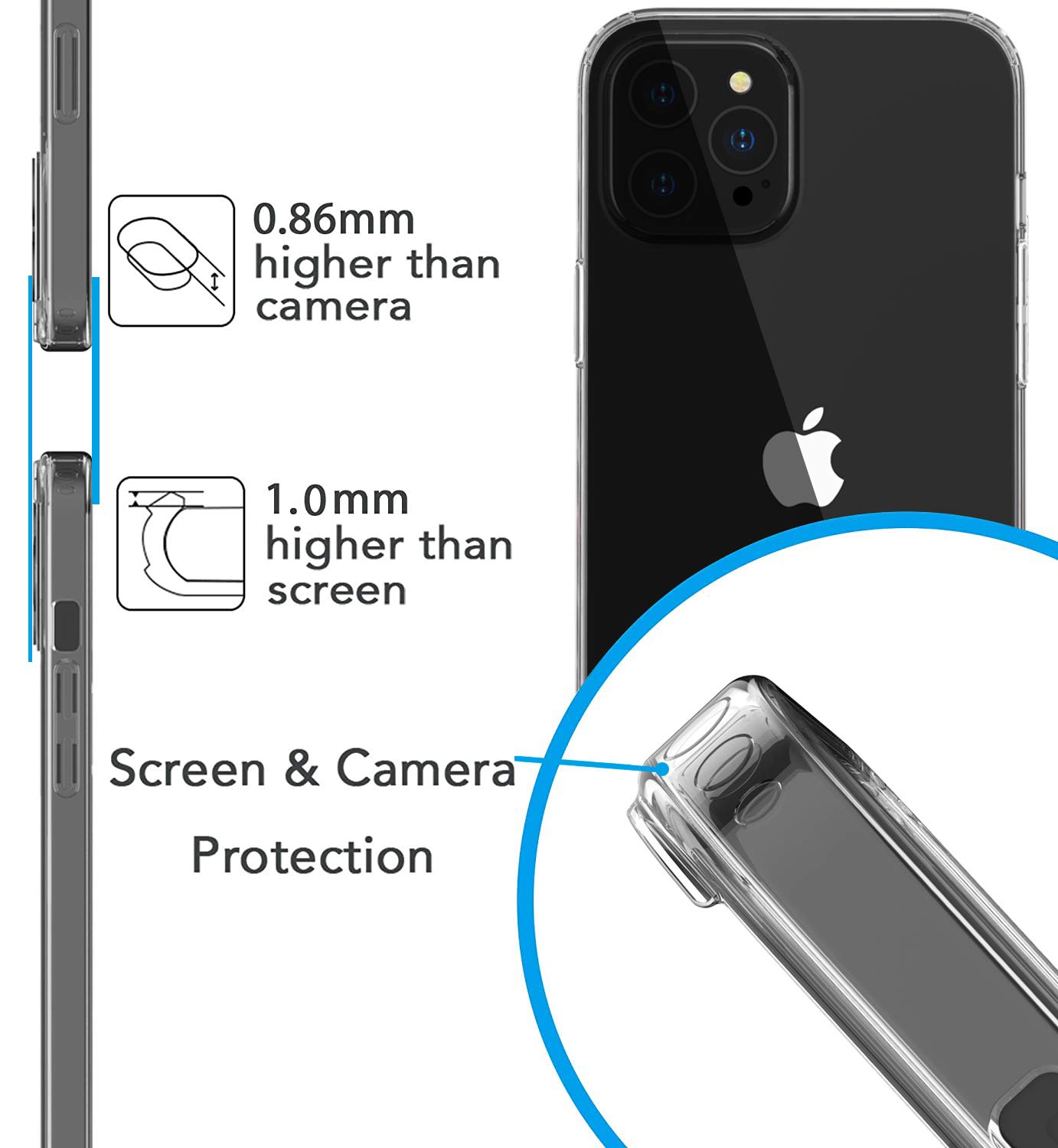 Luvvitt Clear View Shockproof Case for iPhone 12 Pro Max (6.7