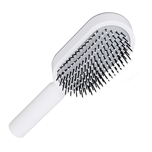 Scalp Massage Air Cushion Comb - Nylon Bristle Detangling Brush for Curly, Thin, Long & Short Hair - Wet or Dry Hair Styling Tool - Perfect for Home Hair Salon & Daily Hair Care Routine