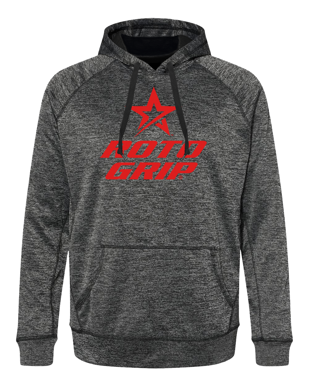 Roto Grip Classic Red Performance Hoodie for Men - Lightweight, Breathable & Moisture-Wicking Workout Hooded Sweatshirt - Perfect for Gym, Running & Outdoor Activities