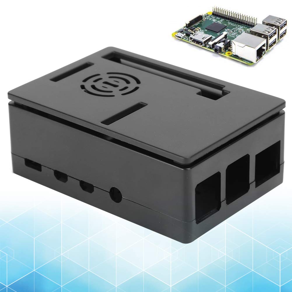 4 Model B Microcomputer Cooling Case - Black Shell for Desktop PC & Computer Cooling | Ideal for Home Office, Gaming, and Workstation Setups