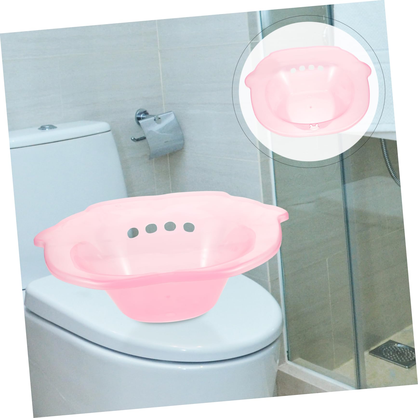 Portable Bidet Toilet Seat - Adjustable Sitz Bath for Postpartum Care, Hemorrhoid Relief & Personal Hygiene | Ideal for Pregnant Women, Elderly & Post-Surgery Patients | Home & Travel Use