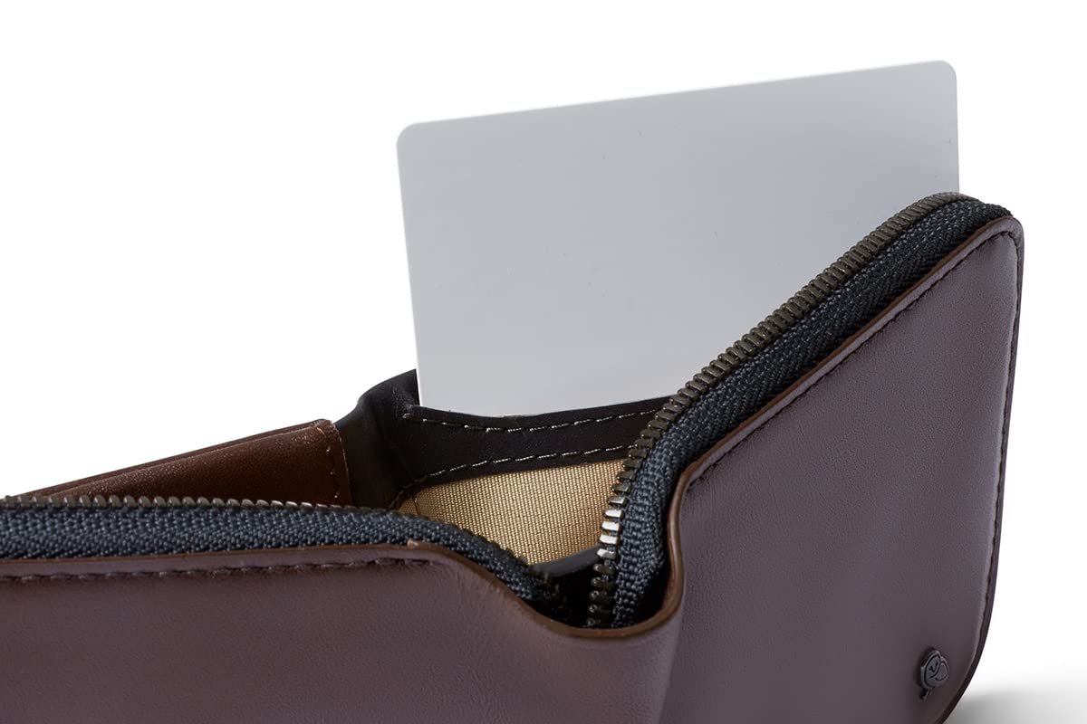 Bellroy Zip Wallet - Premium Leather RFID Blocking Wallet with Coin Pouch | Slim Bifold Wallet for Men & Women | Perfect for Travel, Business & Everyday Carry