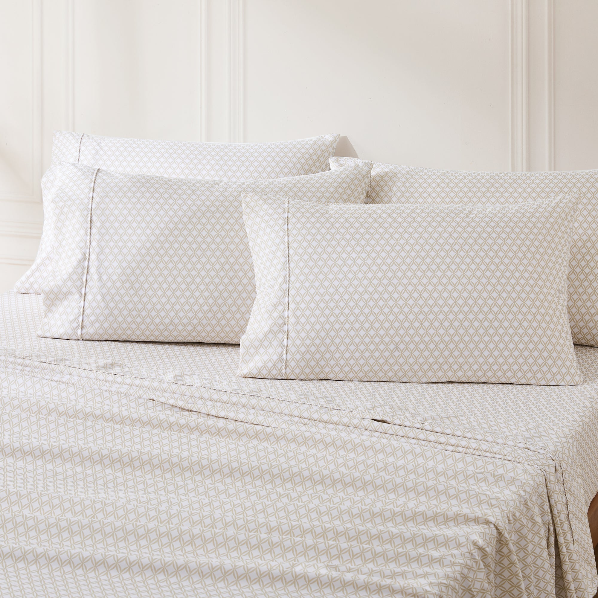 Premium 400 Thread Count Egyptian Cotton Sheet Set - Queen Size, Soft Breathable Bed Sheets for All Seasons - Perfect for Master Bedroom, Guest Room & Airbnb