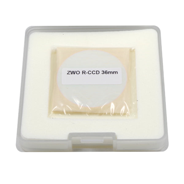 ZWO 36mm Unmounted LRGB Filter Set for Astrophotography - Enhance Deep Sky Imaging with LRGB Filters for Telescopes & Cameras