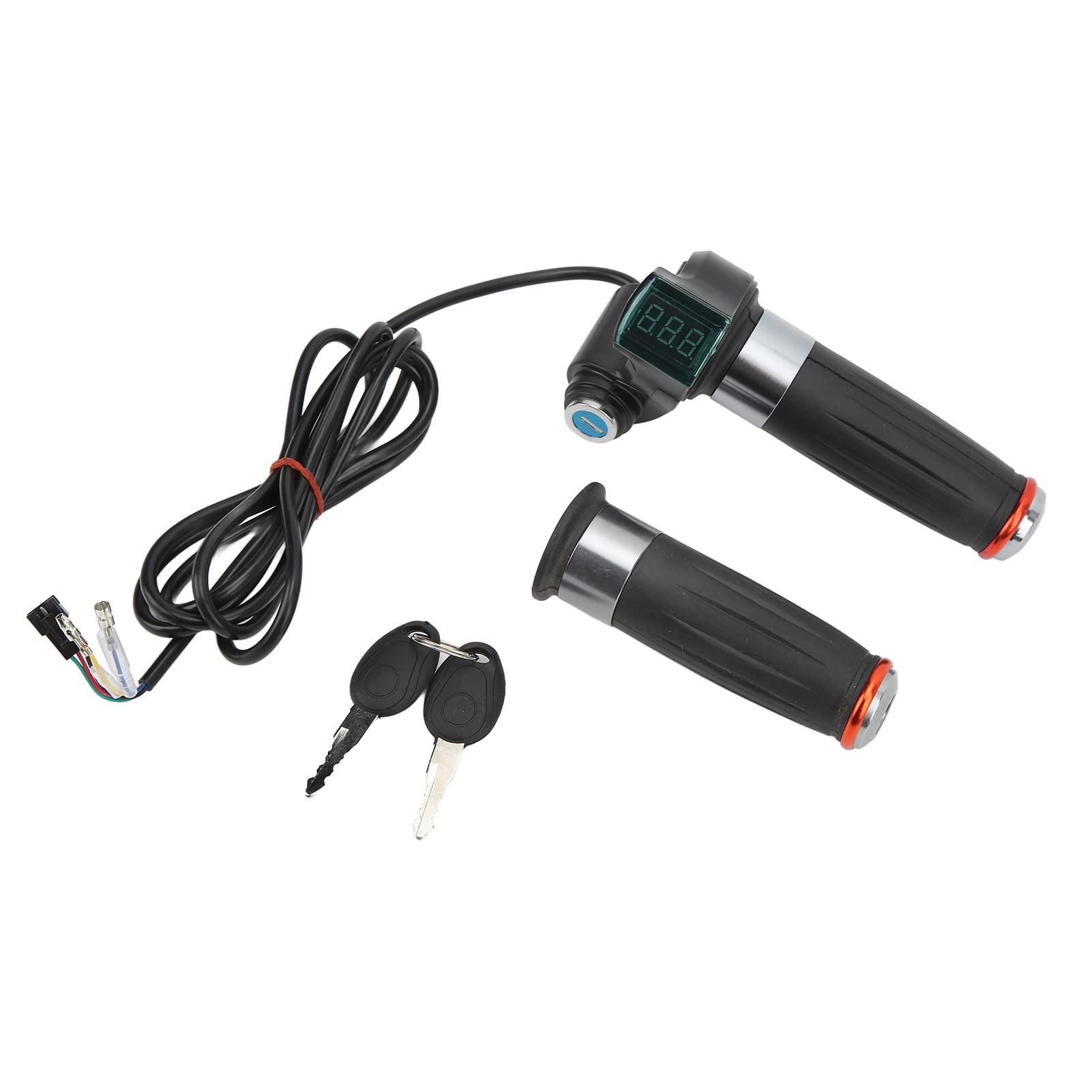 WESE Intuitive Handlebar Throttle Grip for Electric Vehicles - Power & Mileage Indicator, Perfect for Commuting and Urban Travel