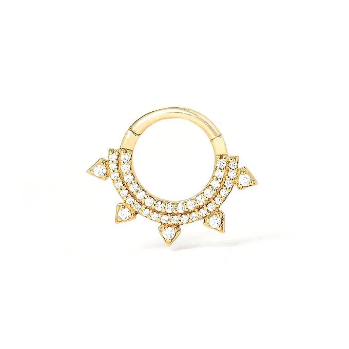 16G Sterling Silver Small Nose Ring & Nose Stud, Gold Huggie Hoops - Dainty Nose Jewelry for Everyday Wear | Perfect for Parties, Work & Casual Outfits | HC042